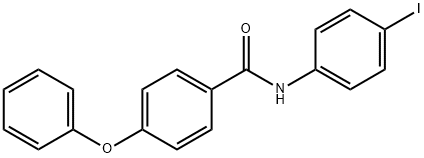 N-(4-iodophenyl)-4-phenoxybenzamide 구조식 이미지