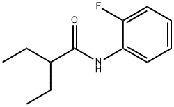 2-ethyl-N-(2-fluorophenyl)butanamide Structure
