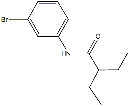 N-(3-bromophenyl)-2-ethylbutanamide Structure