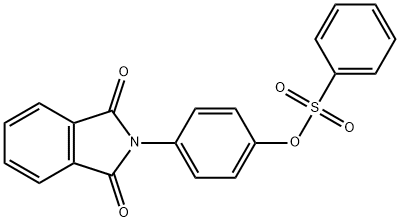 4-(1,3-dioxo-1,3-dihydro-2H-isoindol-2-yl)phenyl benzenesulfonate 구조식 이미지