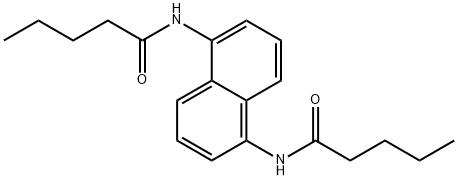 N-[5-(pentanoylamino)-1-naphthyl]pentanamide Structure