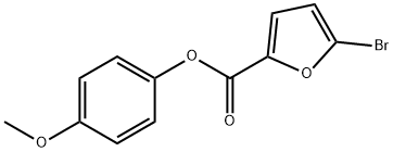 4-methoxyphenyl 5-bromo-2-furoate Structure