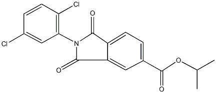 isopropyl 2-(2,5-dichlorophenyl)-1,3-dioxoisoindoline-5-carboxylate Structure