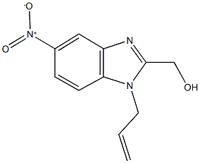 {1-allyl-5-nitro-1H-benzimidazol-2-yl}methanol Structure