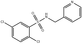 2,5-dichloro-N-(pyridin-3-ylmethyl)benzenesulfonamide 구조식 이미지