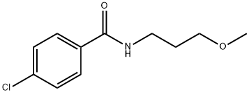 4-chloro-N-(3-methoxypropyl)benzamide Structure