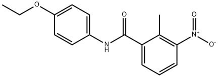 N-(4-ethoxyphenyl)-3-nitro-2-methylbenzamide Structure