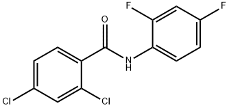 2,4-dichloro-N-(2,4-difluorophenyl)benzamide Structure