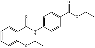 ethyl 4-[(2-ethoxybenzoyl)amino]benzoate 구조식 이미지