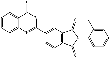 2-(2-methylphenyl)-5-(4-oxo-4H-3,1-benzoxazin-2-yl)-1H-isoindole-1,3(2H)-dione Structure