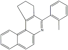 4-(2-methylphenyl)-2,3-dihydro-1H-benzo[f]cyclopenta[c]quinoline Structure