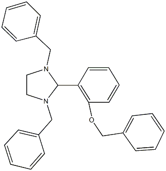 benzyl 2-(1,3-dibenzyl-2-imidazolidinyl)phenyl ether 구조식 이미지