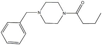 1-benzyl-4-butyrylpiperazine 구조식 이미지