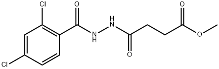 methyl 4-[2-(2,4-dichlorobenzoyl)hydrazino]-4-oxobutanoate Structure