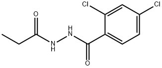 2,4-dichloro-N'-propionylbenzohydrazide 구조식 이미지