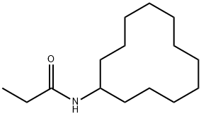 N-cyclododecylpropanamide Structure