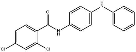 N-(4-anilinophenyl)-2,4-dichlorobenzamide 구조식 이미지