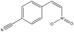 4-{2-nitrovinyl}benzonitrile 구조식 이미지