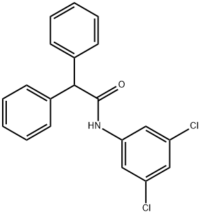 N-(3,5-dichlorophenyl)-2,2-diphenylacetamide 구조식 이미지