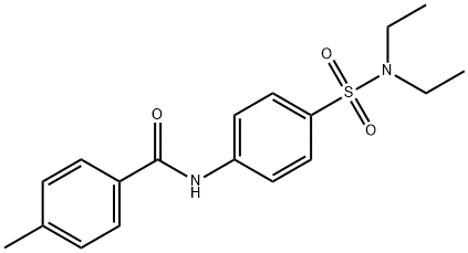 N-{4-[(diethylamino)sulfonyl]phenyl}-4-methylbenzamide Structure