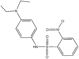 N-[4-(diethylamino)phenyl]-2-nitrobenzenesulfonamide Structure