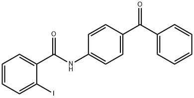 N-(4-benzoylphenyl)-2-iodobenzamide 구조식 이미지