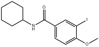 N-cyclohexyl-3-iodo-4-methoxybenzamide Structure