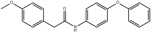 2-(4-methoxyphenyl)-N-(4-phenoxyphenyl)acetamide Structure