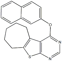 4-(2-naphthyloxy)-6,7,8,9-tetrahydro-5H-cyclohepta[4,5]thieno[2,3-d]pyrimidine 구조식 이미지