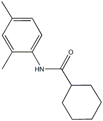 N-(2,4-dimethylphenyl)cyclohexanecarboxamide Structure
