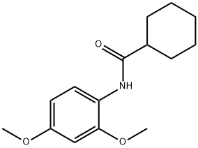 N-(2,4-dimethoxyphenyl)cyclohexanecarboxamide Structure