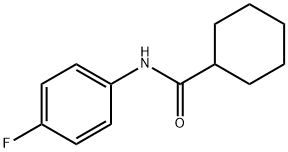 N-(4-fluorophenyl)cyclohexanecarboxamide Structure