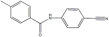 N-(4-cyanophenyl)-4-methylbenzamide Structure
