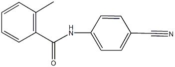 N-(4-cyanophenyl)-2-methylbenzamide 구조식 이미지