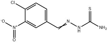 4-chloro-3-nitrobenzaldehyde thiosemicarbazone Structure