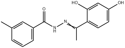 N'-[1-(2,4-dihydroxyphenyl)ethylidene]-3-methylbenzohydrazide Structure