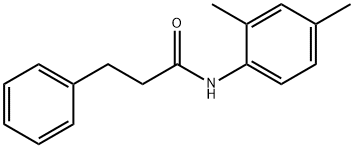 N-(2,4-dimethylphenyl)-3-phenylpropanamide 구조식 이미지