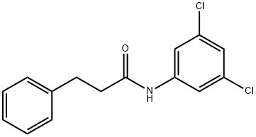 N-(3,5-dichlorophenyl)-3-phenylpropanamide Structure