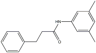 N-(3,5-dimethylphenyl)-3-phenylpropanamide 구조식 이미지