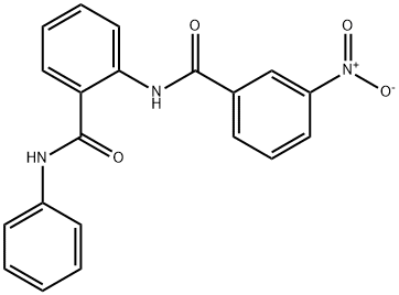 2-({3-nitrobenzoyl}amino)-N-phenylbenzamide Structure