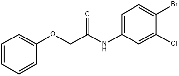 N-(4-bromo-3-chlorophenyl)-2-phenoxyacetamide Structure