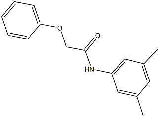 N-(3,5-dimethylphenyl)-2-phenoxyacetamide 구조식 이미지