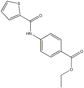 ethyl 4-[(2-thienylcarbonyl)amino]benzoate Structure