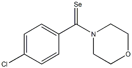 4-(4-chlorobenzoselenoyl)morpholine Structure