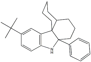 11-tert-butyl-7a-phenyl-1,2,3,4,4a,5,6,7,7a,8-decahydrobenzo[d]carbazole Structure