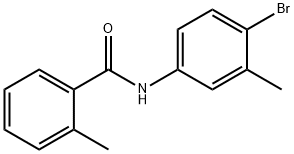 N-(4-bromo-3-methylphenyl)-2-methylbenzamide 구조식 이미지