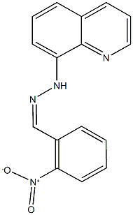 2-nitrobenzaldehyde 8-quinolinylhydrazone 구조식 이미지