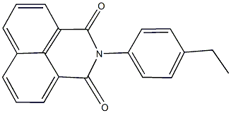 2-(4-ethylphenyl)-1H-benzo[de]isoquinoline-1,3(2H)-dione Structure