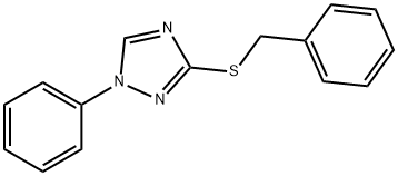 3-(benzylsulfanyl)-1-phenyl-1H-1,2,4-triazole 구조식 이미지