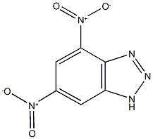 4,6-dinitro-1H-1,2,3-benzotriazole 구조식 이미지